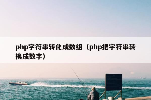 php字符串转化成数组（php把字符串转换成数字）