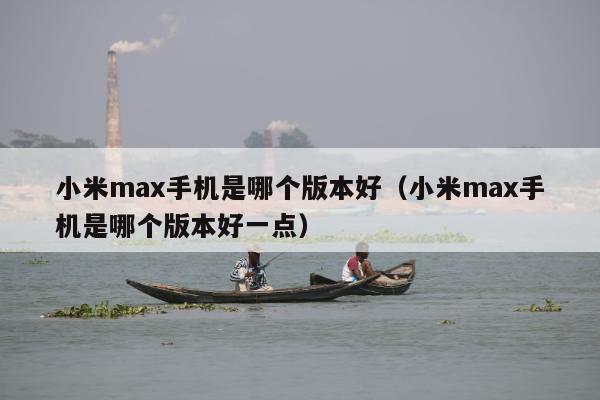 小米max手机是哪个版本好（小米max手机是哪个版本好一点）