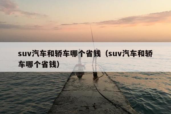 suv汽车和轿车哪个省钱（suv汽车和轿车哪个省钱）