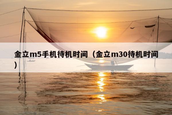 金立m5手机待机时间（金立m30待机时间）