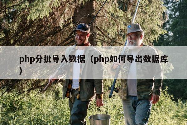 php分批导入数据（php如何导出数据库）