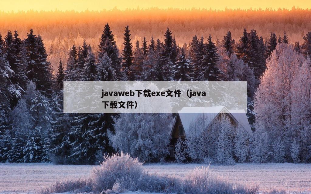 javaweb下载exe文件（java 下载文件）