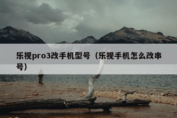 乐视pro3改手机型号（乐视手机怎么改串号）