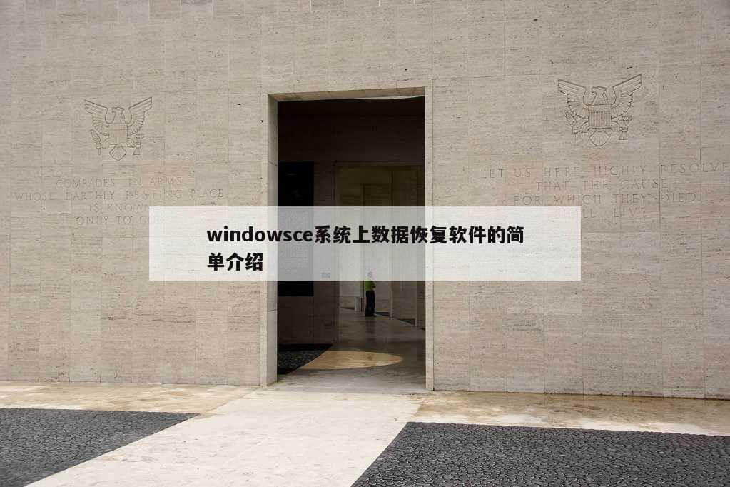 windowsce系统上数据恢复软件的简单介绍