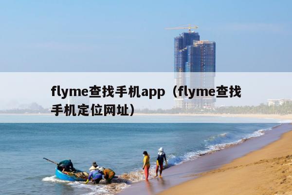 flyme查找手机app（flyme查找手机定位网址）