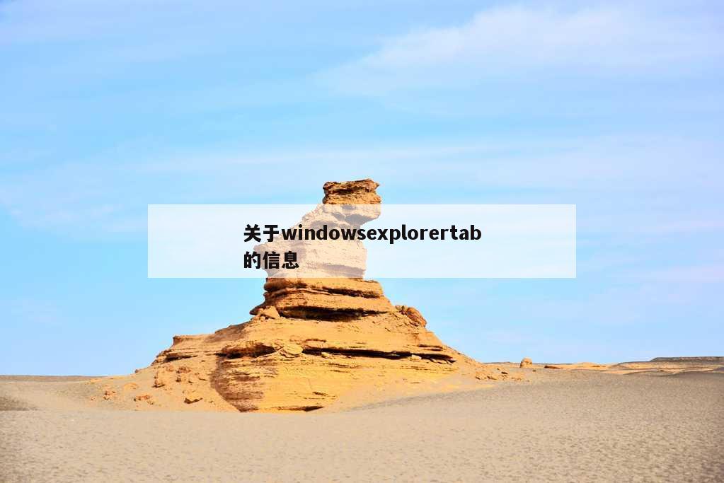 关于windowsexplorertab的信息