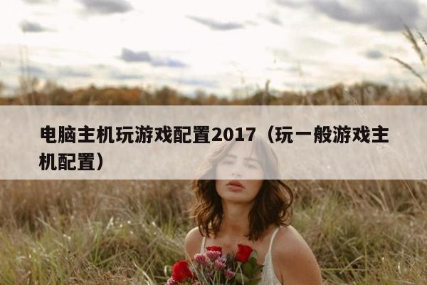 电脑主机玩游戏配置2017（玩一般游戏主机配置）