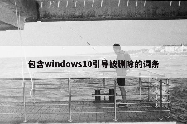 包含windows10引导被删除的词条