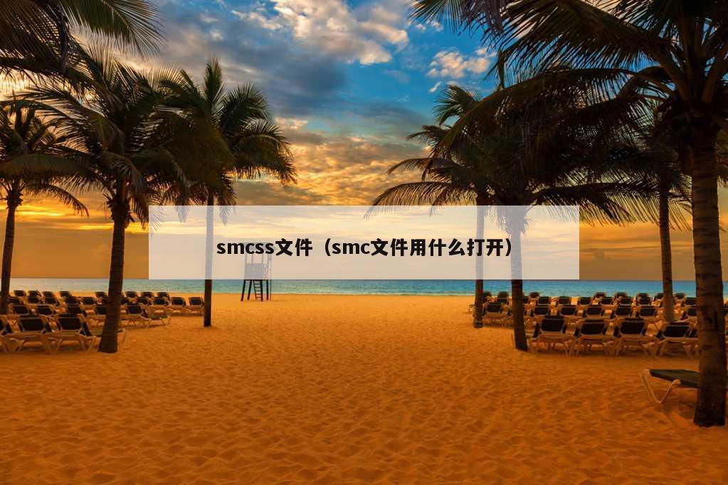 smcss文件（smc文件用什么打开）