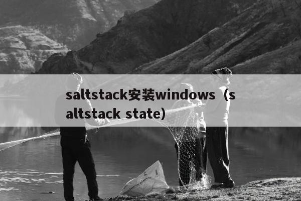 saltstack安装windows（saltstack state）