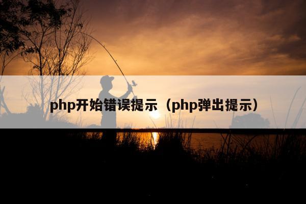 php开始错误提示（php弹出提示）