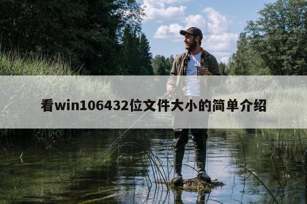 看win106432位文件大小的简单介绍