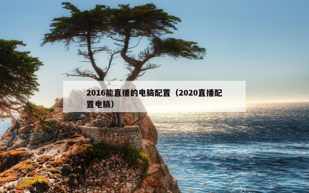 2016能直播的电脑配置（2020直播配置电脑）