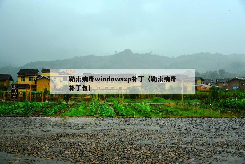 勒索病毒windowsxp补丁（勒索病毒补丁包）