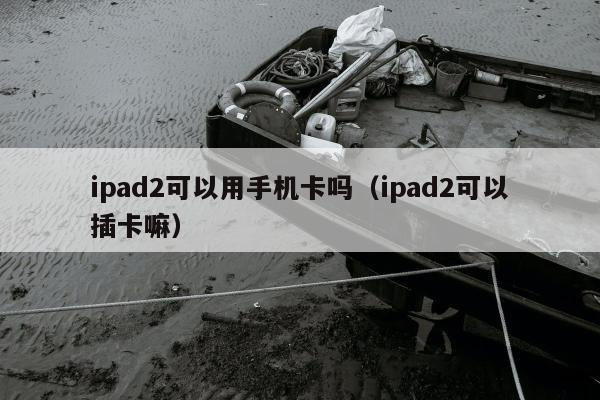 ipad2可以用手机卡吗（ipad2可以插卡嘛）