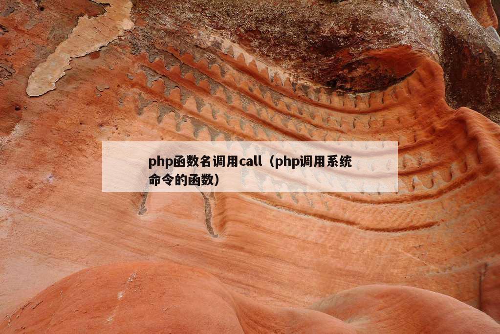 php函数名调用call（php调用系统命令的函数）