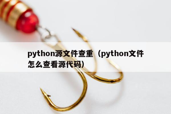 python源文件查重（python文件怎么查看源代码）