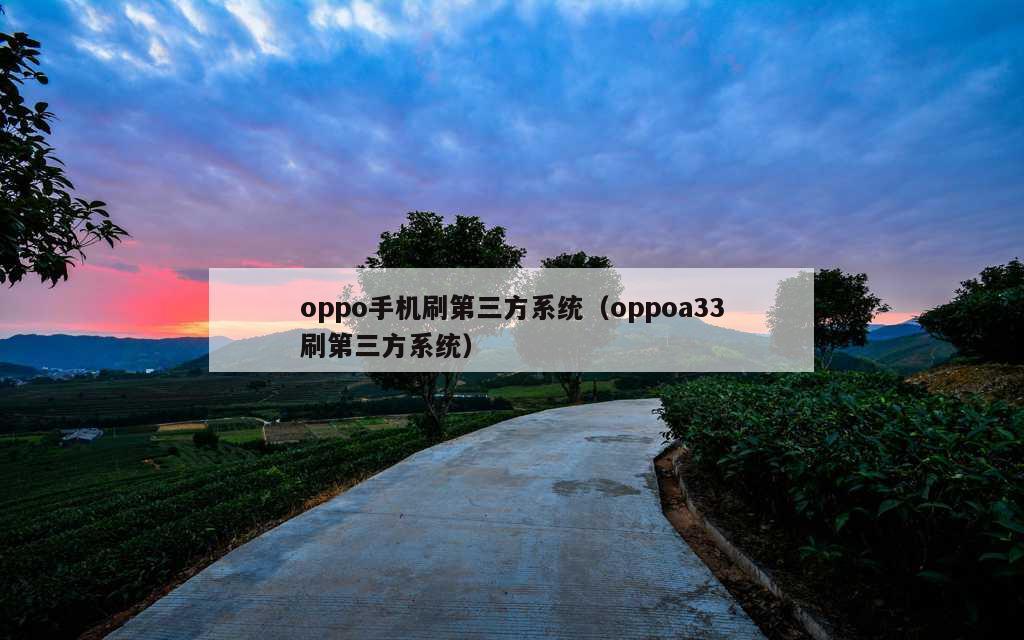 oppo手机刷第三方系统（oppoa33刷第三方系统）