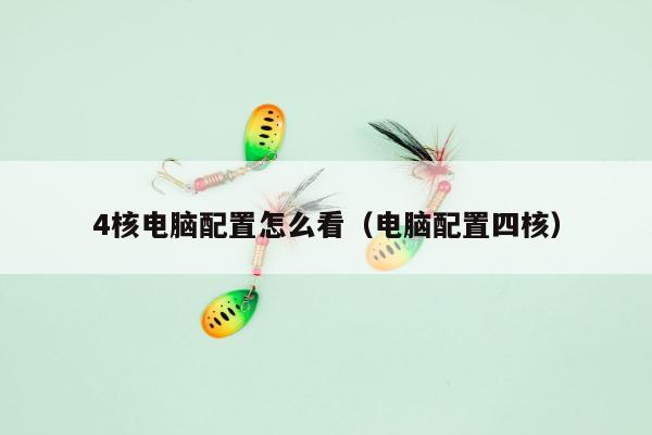 4核电脑配置怎么看（电脑配置四核）