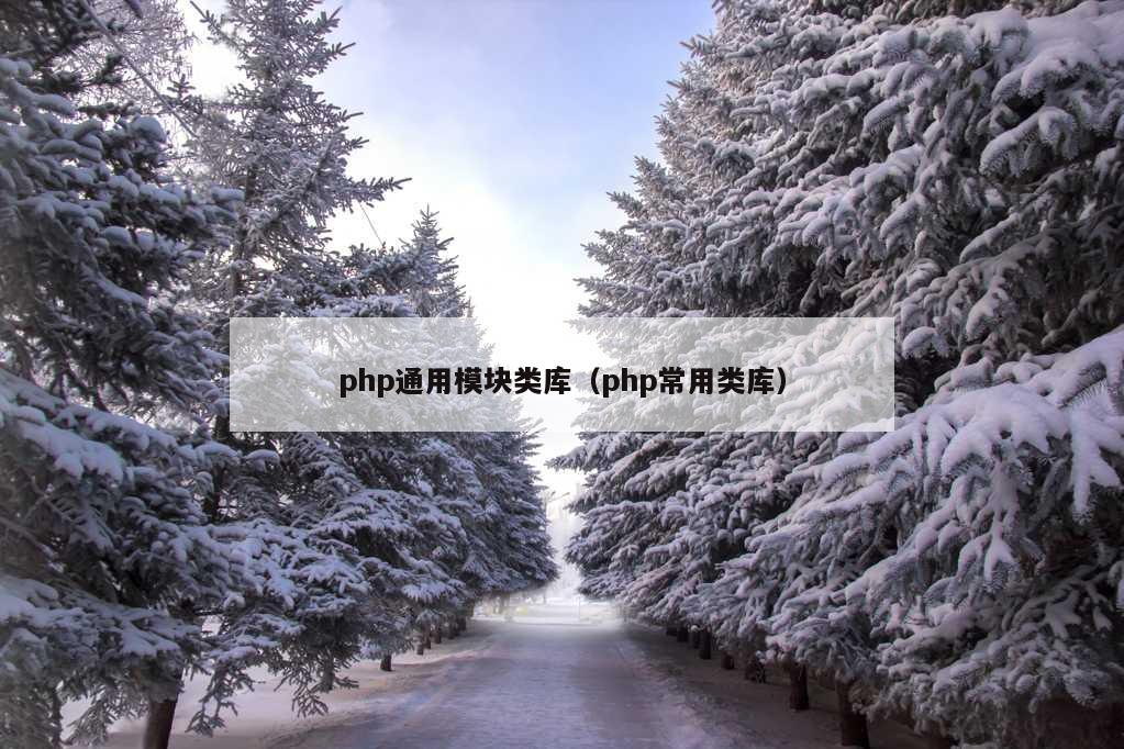 php通用模块类库（php常用类库）