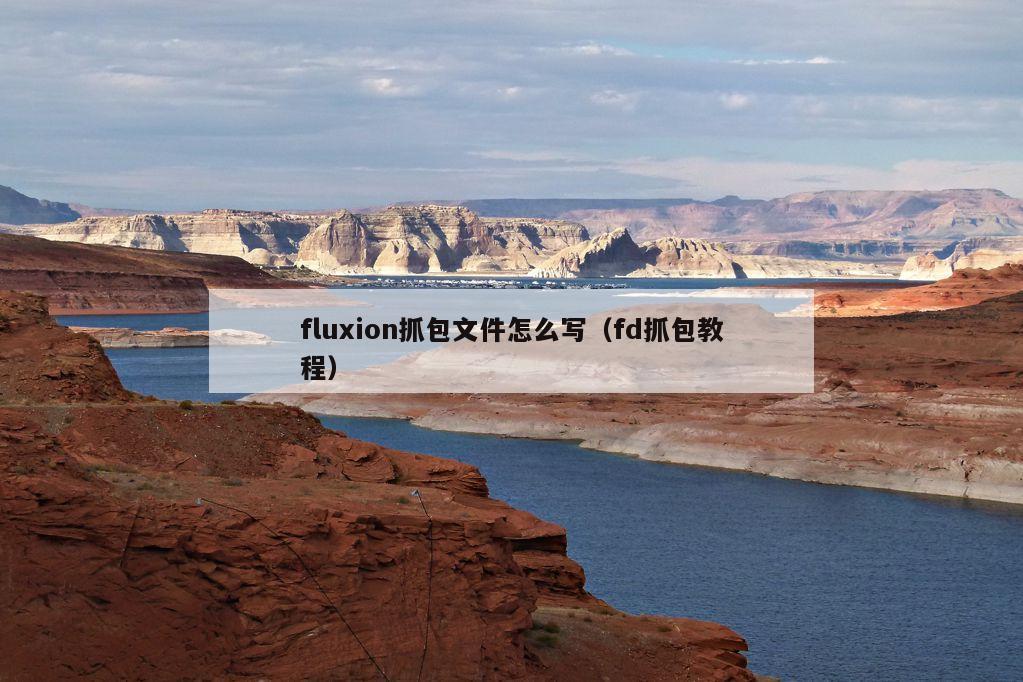 fluxion抓包文件怎么写（fd抓包教程）