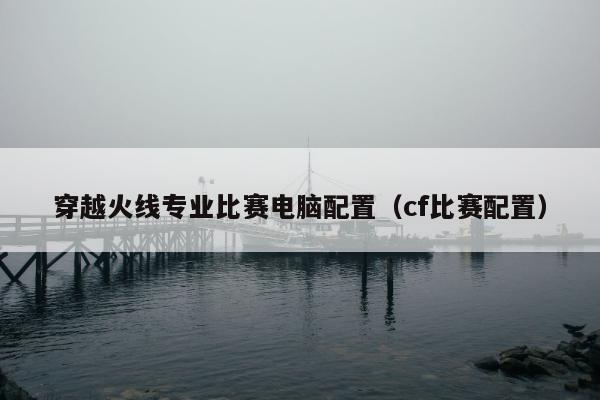 穿越火线专业比赛电脑配置（cf比赛配置）