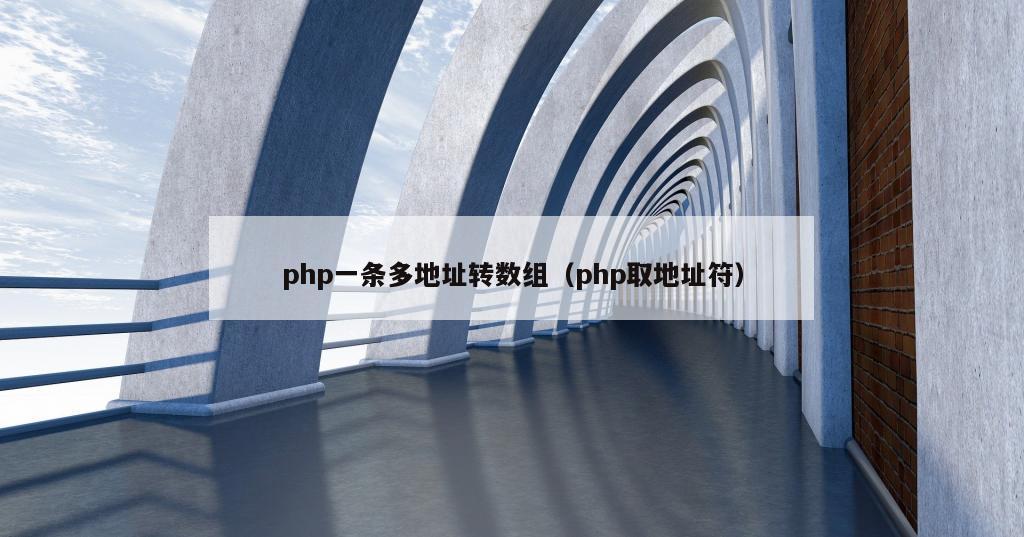 php一条多地址转数组（php取地址符）