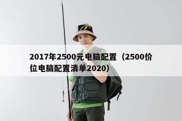 2017年2500元电脑配置（2500价位电脑配置清单2020）