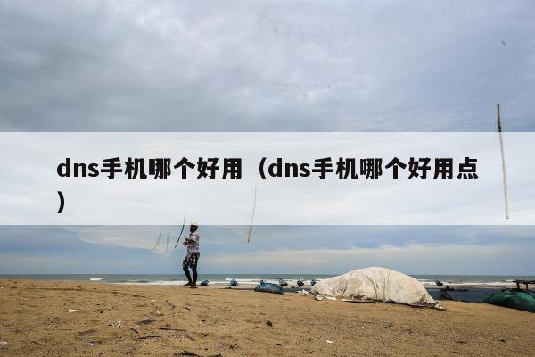 dns手机哪个好用（dns手机哪个好用点）