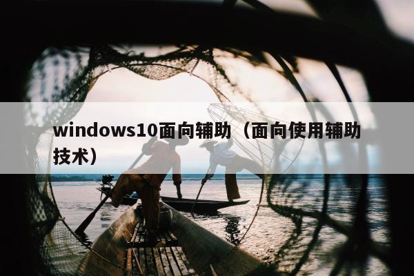 windows10面向辅助（面向使用辅助技术）