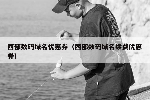 西部数码域名优惠券（西部数码域名续费优惠券）