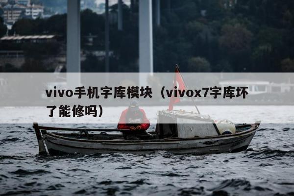 vivo手机字库模块（vivox7字库坏了能修吗）