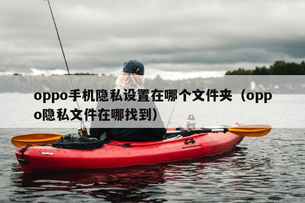 oppo手机隐私设置在哪个文件夹（oppo隐私文件在哪找到）