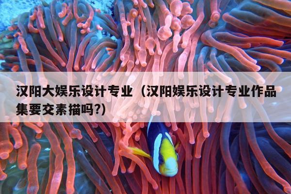 汉阳大娱乐设计专业（汉阳娱乐设计专业作品集要交素描吗?）