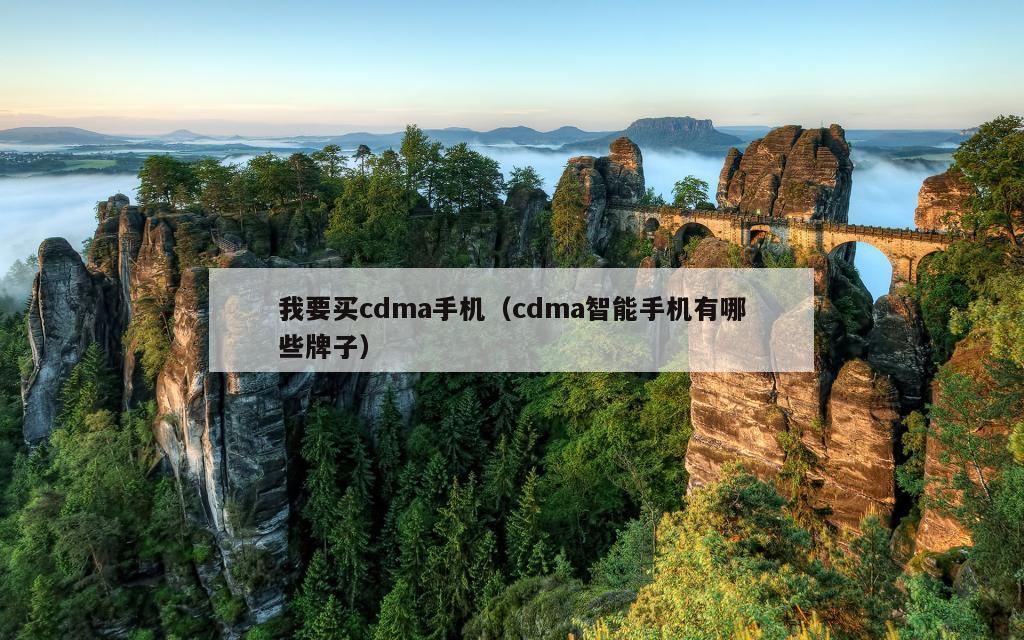 我要买cdma手机（cdma智能手机有哪些牌子）