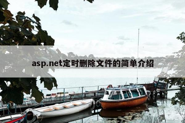 asp.net定时删除文件的简单介绍