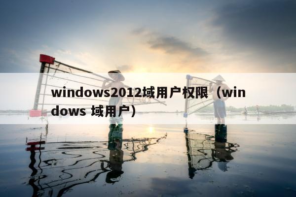 windows2012域用户权限（windows 域用户）