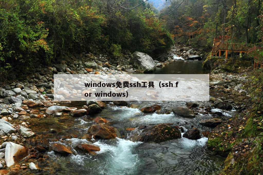 windows免费ssh工具（ssh for windows）