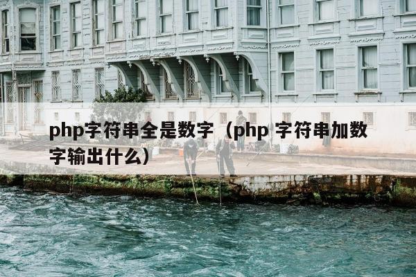 php字符串全是数字（php 字符串加数字输出什么）