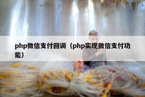 php微信支付回调（php实现微信支付功能）