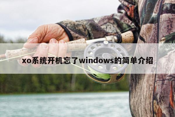 xo系统开机忘了windows的简单介绍