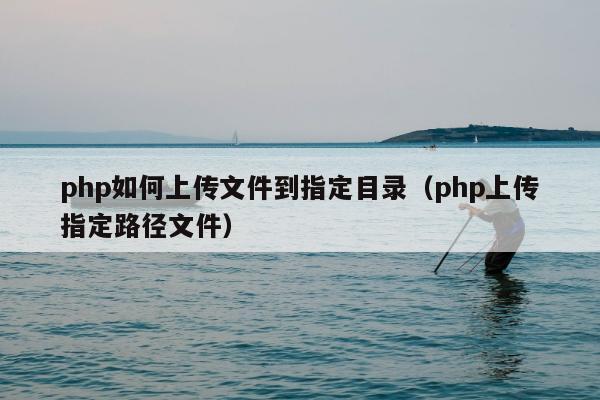 php如何上传文件到指定目录（php上传指定路径文件）