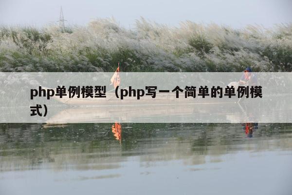 php单例模型（php写一个简单的单例模式）