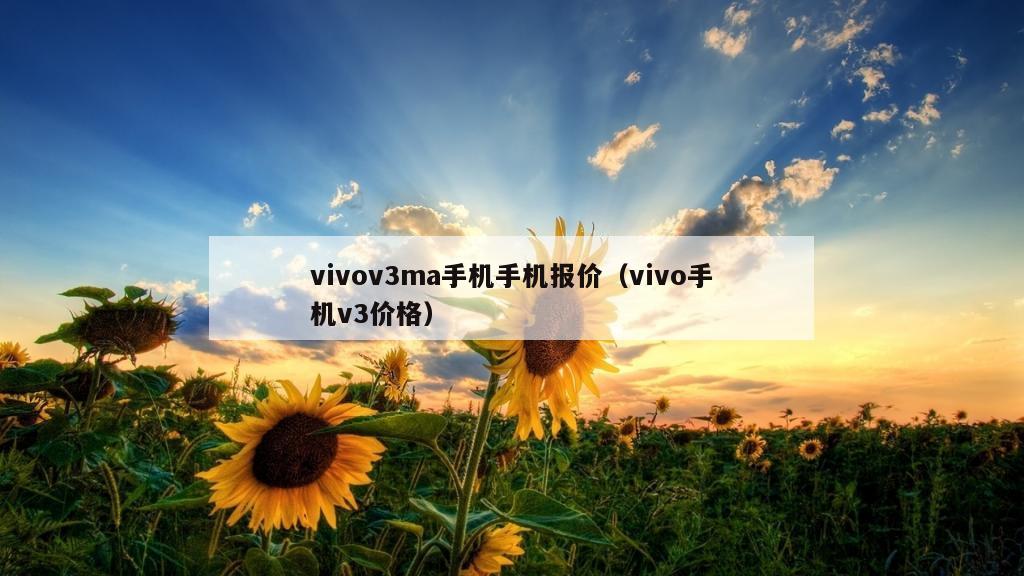 vivov3ma手机手机报价（vivo手机v3价格）