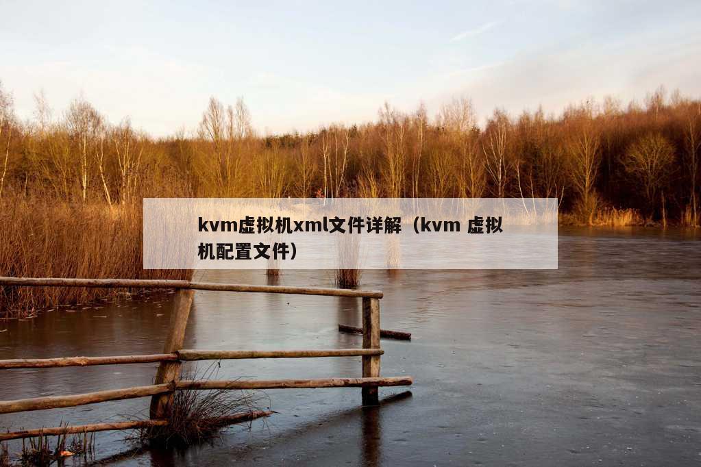 kvm虚拟机xml文件详解（kvm 虚拟机配置文件）