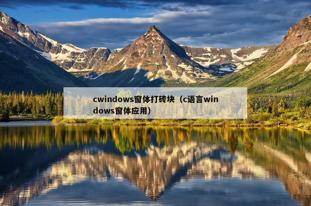 cwindows窗体打砖块（c语言windows窗体应用）