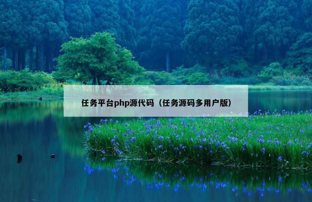 任务平台php源代码（任务源码多用户版）