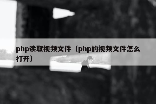 php读取视频文件（php的视频文件怎么打开）