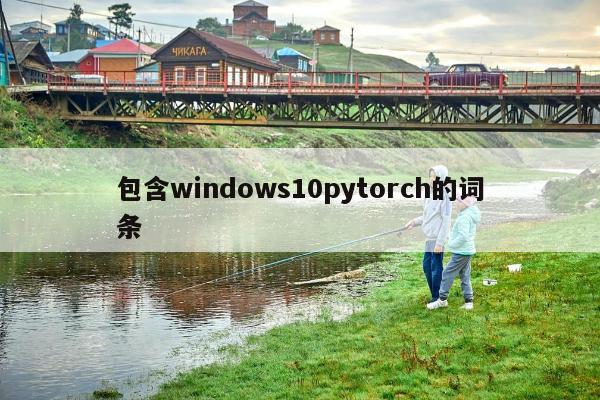 包含windows10pytorch的词条