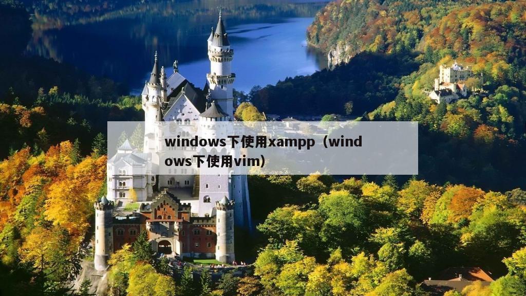 windows下使用xampp（windows下使用vim）